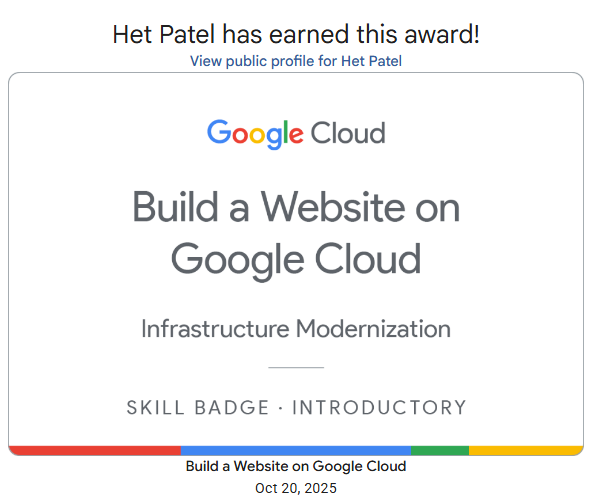 Build a Website Badge